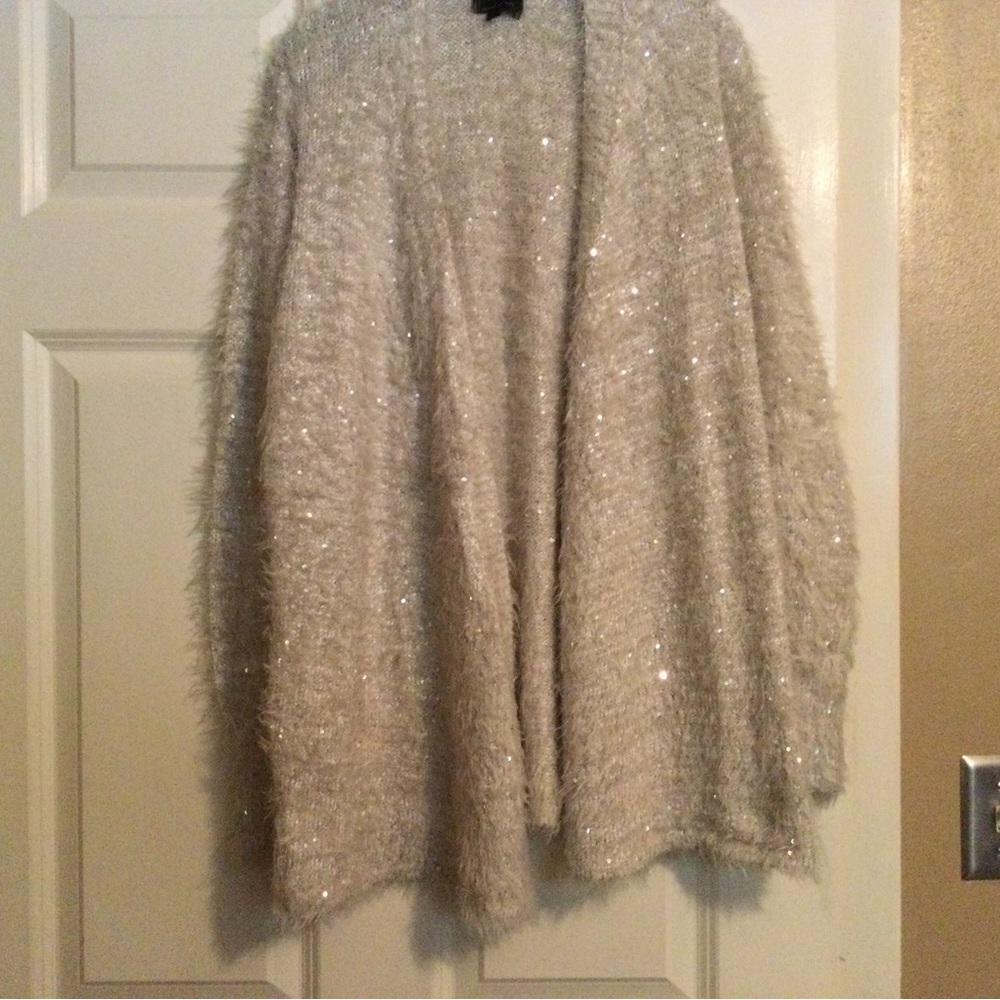 i-Jeans by Buffalo NY sparkling Long Sleeve Sweater Jacket